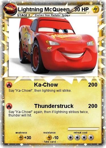 Pokemon Lightning McQueen