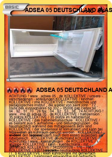 Pokemon ADSEA 05 DEUTSCHLAND ALASKA DEUTSCHLAND IME DEUTSCHLAND