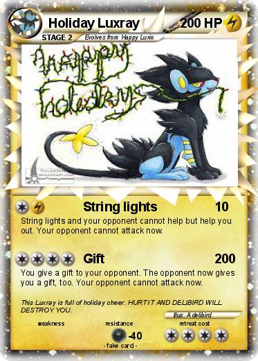 Pokemon Holiday Luxray