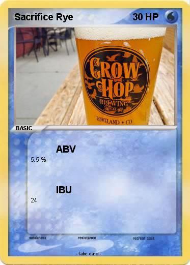 Pokemon Sacrifice Rye