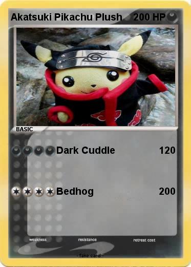 Pokemon Akatsuki Pikachu Plush