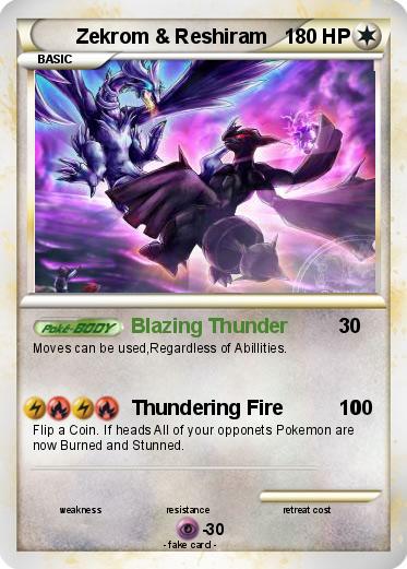 Pokemon Zekrom & Reshiram