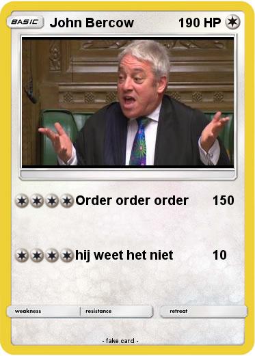 Pokemon John Bercow