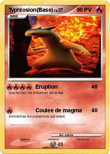 Pokemon Typhlosion(Base)
