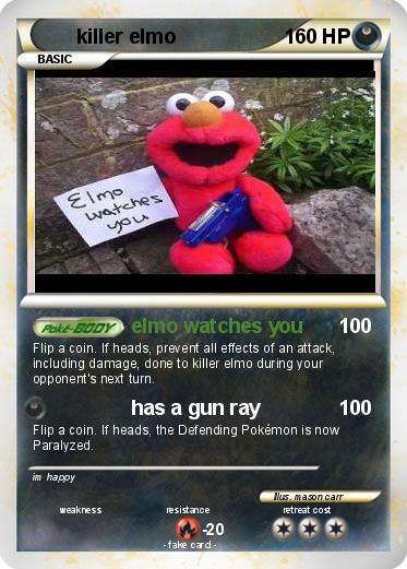 Pokemon killer elmo
