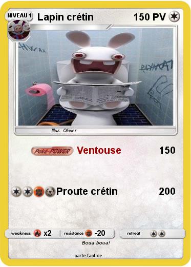 Pokemon Lapin crétin