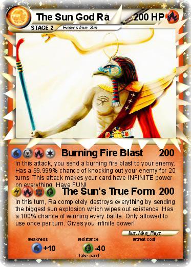 Pokemon The Sun God Ra
