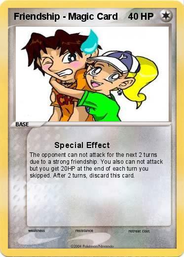 Pokemon Friendship - Magic Card