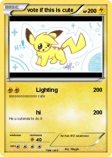 Pokemon vote if this is cute