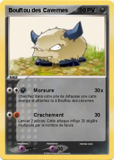 Pokemon Bouftou des Cavernes