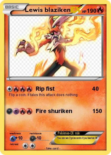 Pokemon Lewis blaziken