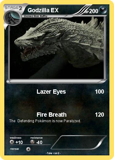 Pokemon Godzilla EX