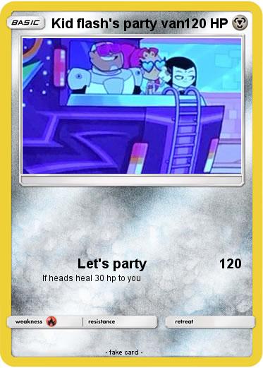 Pokemon Kid flash's party van