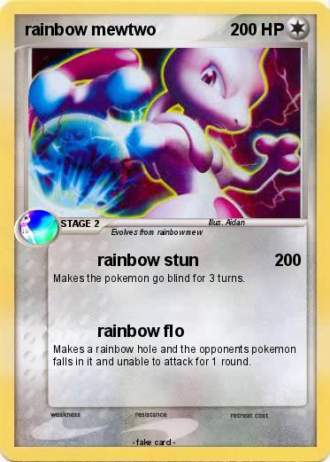 Pokemon rainbow mewtwo