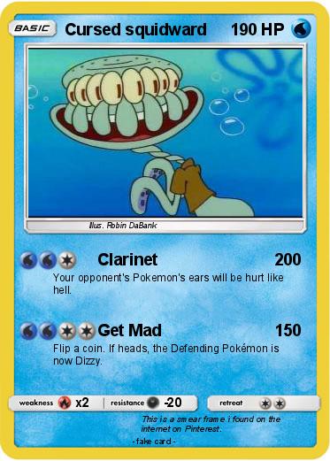 Pokemon Cursed squidward