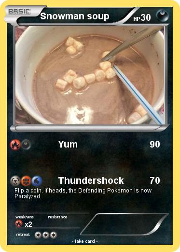 Pokemon Snowman soup