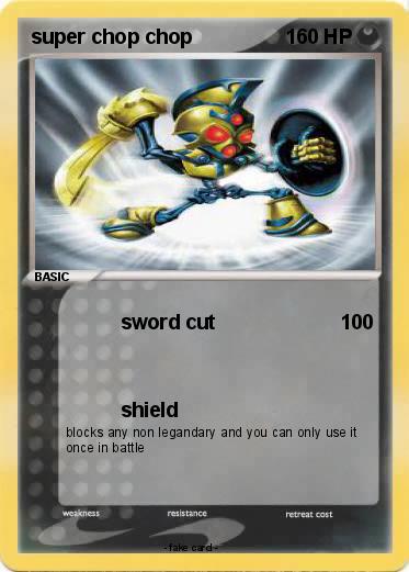 Pokemon super chop chop