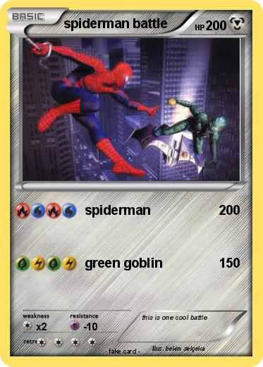 Pokemon spiderman battle