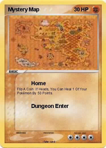 Pokemon Mystery Map