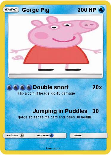 Pokemon Gorge Pig