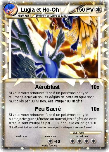 Pokemon Lugia et Ho-Oh