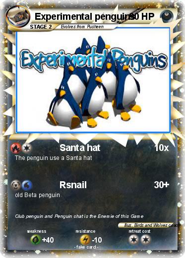 Pokemon Experimental penguins