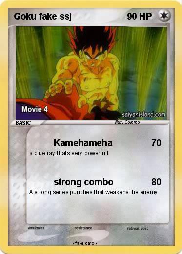 Pokemon Goku fake ssj
