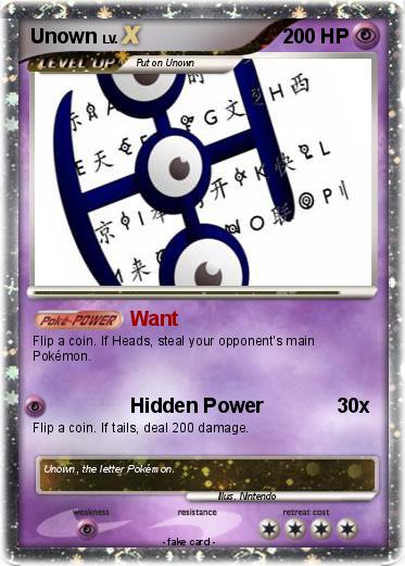 Pokemon Unown