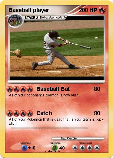 Pokemon Baseball player