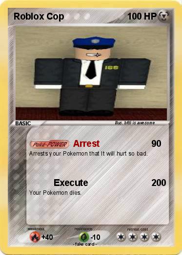 Pokemon Roblox Cop