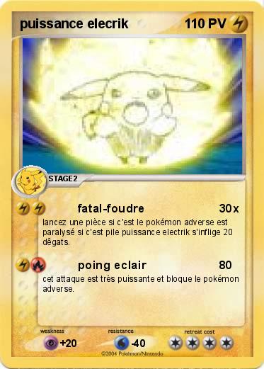 Pokemon puissance elecrik
