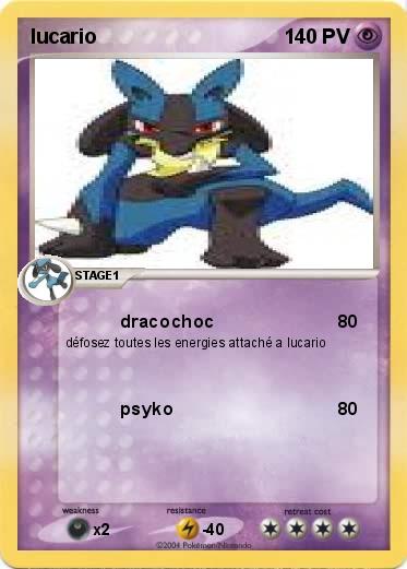 Pokemon lucario