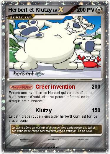 Pokemon Herbert et Klutzy
