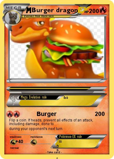 Pokemon Burger dragon
