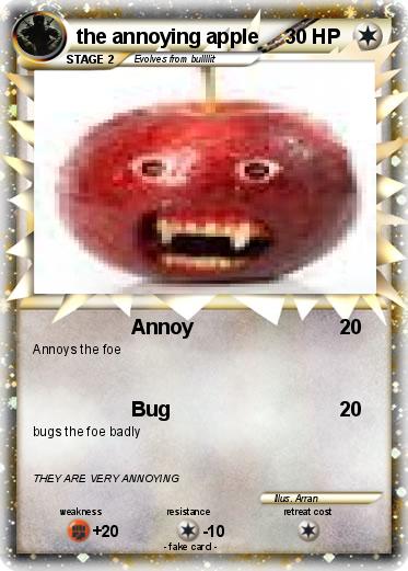 Pokemon the annoying apple