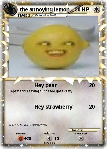 Pokemon the annoying lemon