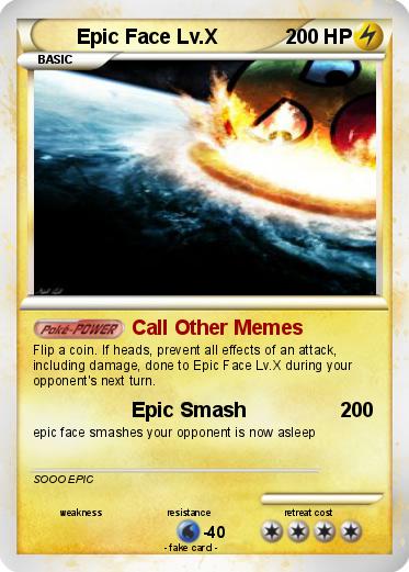 Pokemon Epic Face Lv.X