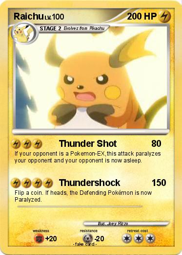 Pokemon Raichu