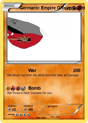 Pokemon Germanic Empire Officer Guard