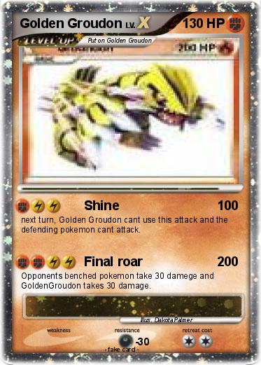 Pokemon Golden Groudon