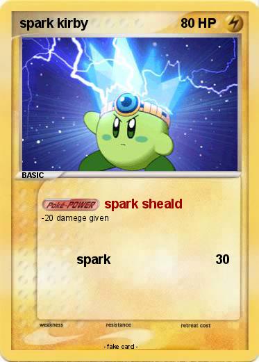 Pokemon spark kirby