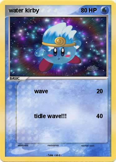 Pokemon water kirby