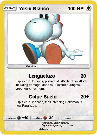 Pokemon Yoshi Blanco