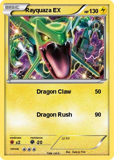Pokemon Rayquaza EX