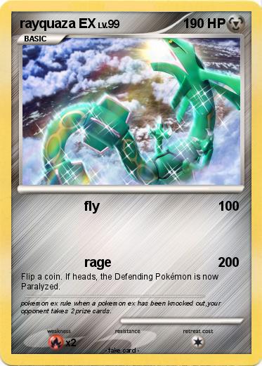 Pokemon rayquaza EX