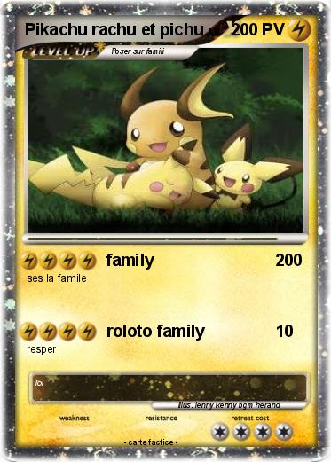Pokemon Pikachu rachu et pichu