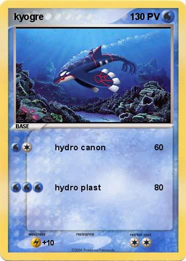 Pokemon kyogre