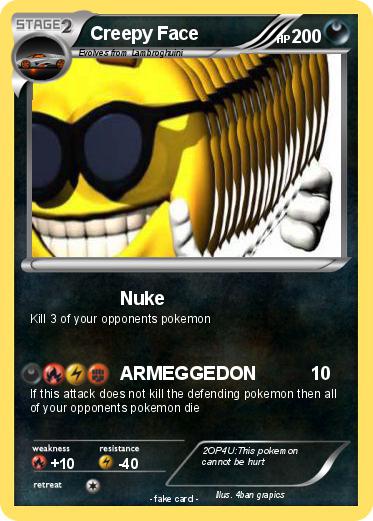 Pokemon Creepy Face