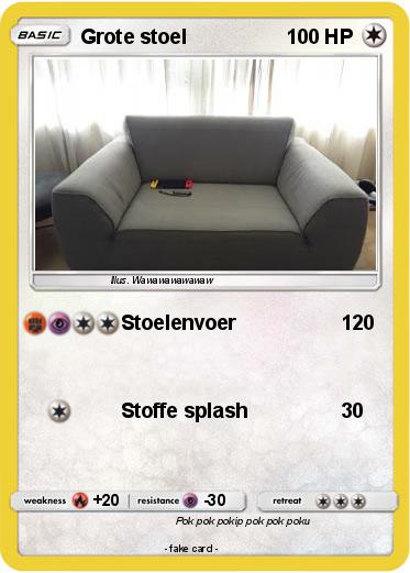 Pokemon Grote stoel