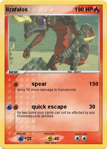 Pokemon lizafalos
